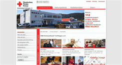 Desktop Screenshot of drk-kv-tuttlingen.de